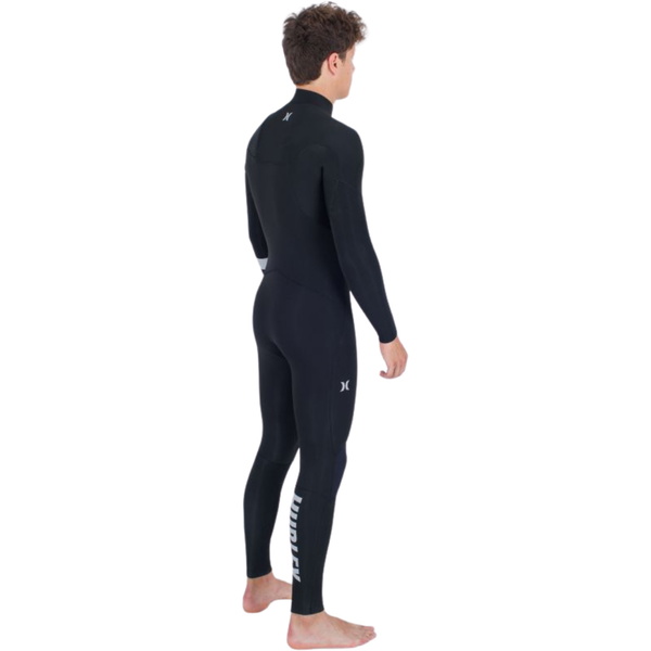 2026 Hurley Advant 3/2mm Chest Zip Våddragt MFS0013322 - Til Mænd Black